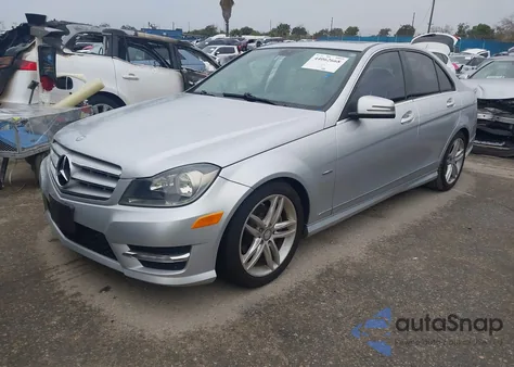 2012 Mercedes-Benz C 250 Sport from USA, damaged, VIN WDDGF4HB4CR221021